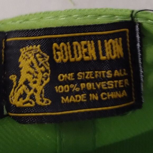 DS Vintage Golden Lion TwoTone Blank Snap Back Hat - Picture 7 of 7